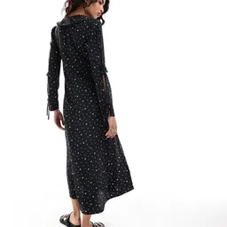 miss selfridge Women Polka-Dot Print A-Line Dress image 2