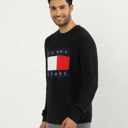 tommy hilfiger Men Brand Print Regular Fit Crew-Neck Sweatshirt image 2