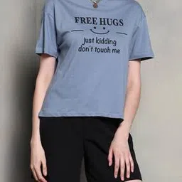 Shein Drop Shoulder Typographic Chest Print Loose Fit Tshirt-picture-23