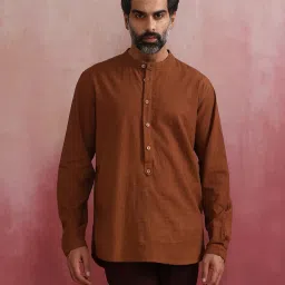 truebrowns Solid Short Kurta image 2