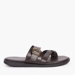 cristofano Men Slip-On Sandals with Buckle Accent image 2