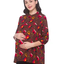 av2 Floral Print Maternity Top image 2