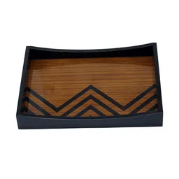 perenne design Chevron Print Serving Wooden Tray image 2