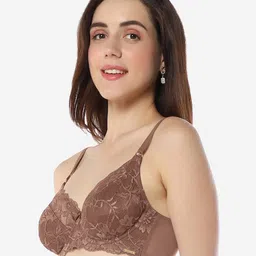 amante Non-Padded Wired Full Coverage Luxe Support Bra  - BRA101601 image 2