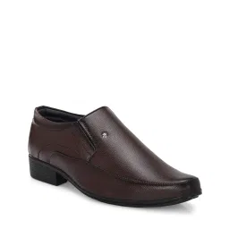 azzaro black Round-Toe Slip-On Formal Shoes image 2