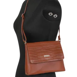 fastrack Metal Accent Sling Bag with Adjustable Strap image 2