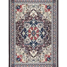 presto Floral Print Rectangular Carpet 4' x 6' image 2