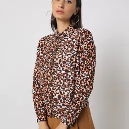 spykar Spyk women shirts, brown, s image 2