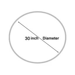 stylista Round Shape Transparent Table Cover image 2