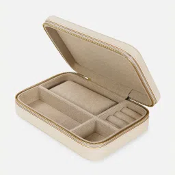 pure home and living Leather Jewellery Box with Zip Closure image 2