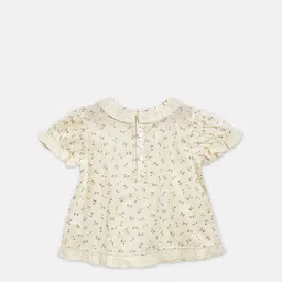 cherry crumble by nitt hyman Floral Print Nightwear Set with Lace Hems image 2