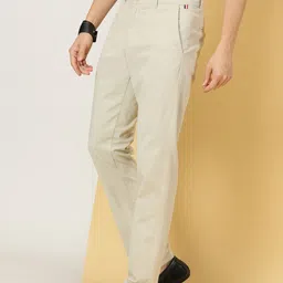 thomas scott Men Slim Fit Flat-Front Chinos image 2