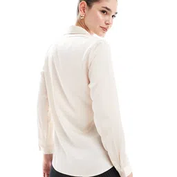 asos design Women Ultimate Satin Shirt image 2