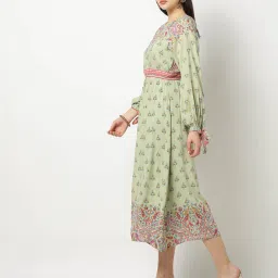 label ritu kumar Paisley Print A-Line Dress image 2