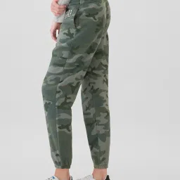 gap Women Camouflage Print Slim Fit Joggers image 2