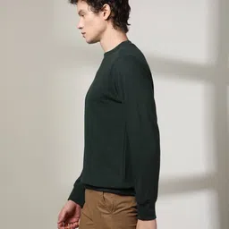 netplay for trends select Men Jacquard Knit Slim Fit Sweatshirt image 2