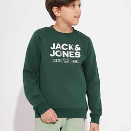 jack & jones Typographic Print Crew-Neck Sweatshirt image 2