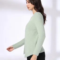 fig Women Relaxed Fit Front-Open Cardigan image 2