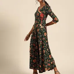 rangmayee Floral Print Gown Dress image 2