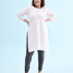 go colors Churidar Leggings with Elasticated Waistband image 2