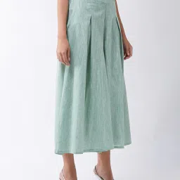 inweave Women Single-Pleat Palazzos with Semi-Elasticated Waist image 2