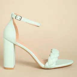 fyre rose Chunky Heeled Sandals with Buckled Closure image 2