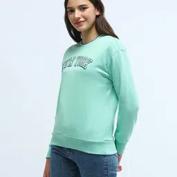 u.s. polo assn. Women Typographic Print Regular Fit Sweatshirt image 2