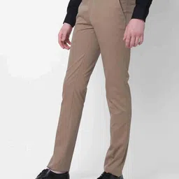 j. hampstead Men Slim Fit Flat-Front Trousers image 2
