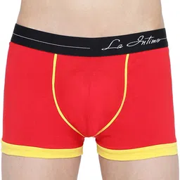 la intimo Pack of 2 Men Trunks with Elasticated Waistband image 2