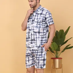 sweet dreams Men Tie & Dye Shirt & Shorts Set image 2