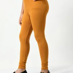 indiweaves Girls Pack of 4 High-Rise Leggings with Elasticated Waist image 2