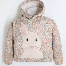 cherry crumble by nitt hyman Girls Floral Print Regular Fit Hoodie image 2