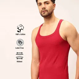 john players Pack of 5 Men Sleeveless Vest image 2