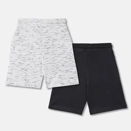 r&b Boys Pack of 2 Typographic Print Regular Fit Shorts image 2