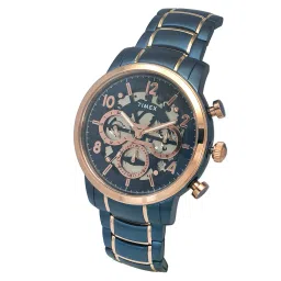 timex Men TWEG20207 Chronograph Wrist Watch with Push-Button Closure image 2