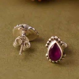 arte Women Sterling Silver Stud Earrings image 2