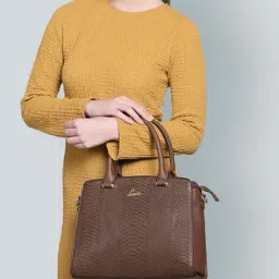 lavie Women Patterned Medium Dome Satchel Bag image 2