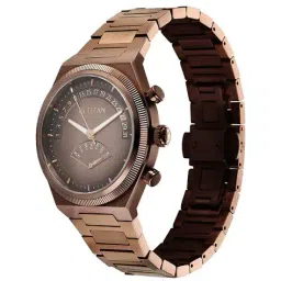 titan Men Round Dial Stainless Steel Strap Analogue Watch-90180QM01 image 2