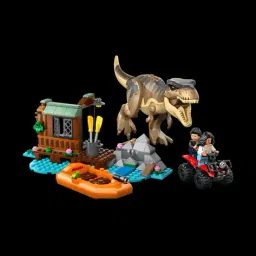 lego Jurassic World T Rex River Escape Dinosaur Figure Building Set image 2