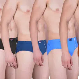 dollar bigboss Pack of 7 Men Anti-Microbial Super Combed Cotton Solid Brief image 2