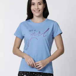 kryptic Pack of 2 Typography Print T-shirts image 2