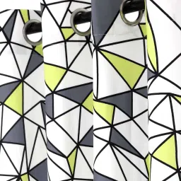 cortina eyelet curtain Set of 2 Window Curtains image 2