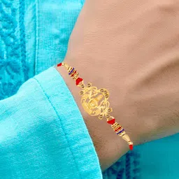 om jewells RK1000324 Lord Lakshmi Design Wristband image 2