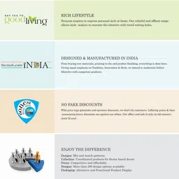 swayam Set of 2 Graphic Print Cushion Covers image 2