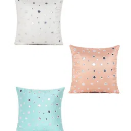 alina decor Set of 5 Embellished Cushion Covers- 16"x16 " image 2
