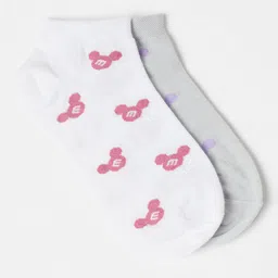 j style Set of 2 Block Print Everyday Socks image 2