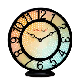 random Printed Wall cum Table Clock image 2
