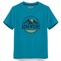 hellcat Pack of 5 Typographic Print Crew-Neck T-Shirts image 2