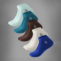 woxen Pack of 5 Ankle-Length Socks image 2