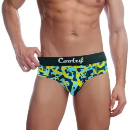 coolzy Pack of 2 Abstract Print Briefs with Elasticated Waist Band image 2